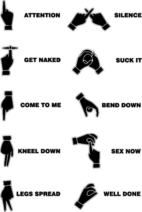 bdsm hand signals|11 BDSM Symbols, Signs, and Signals .